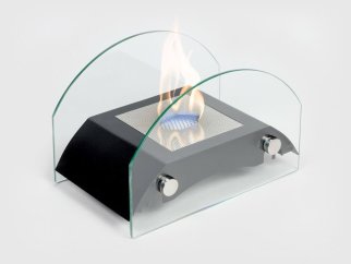 Биокамин настольный Lux Fire "Мост" S (черный)