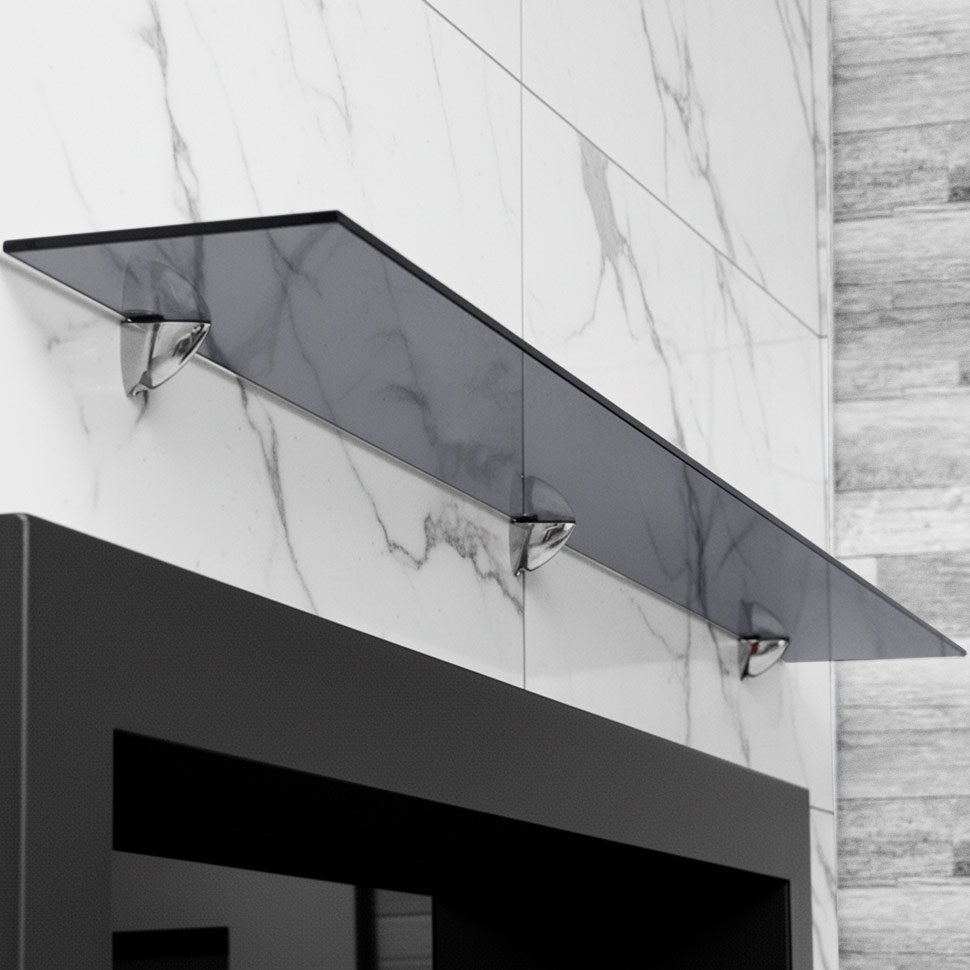 Стеклянная полка для биокамина Gray 1300 Стеклянная полка для биокамина Gray 1300