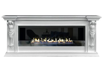 Линейный биокамин Firezo Sparta 60 Белый, стандарт